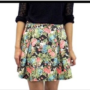 Relished Floral Fixation Skirt in Medium